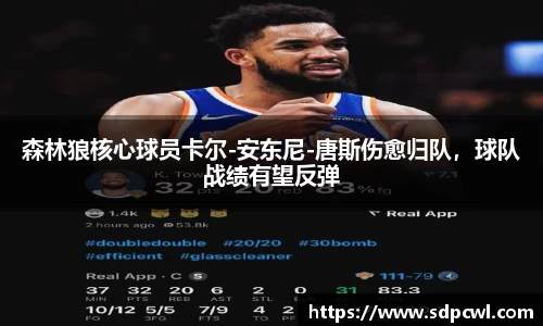 森林狼核心球员卡尔-安东尼-唐斯伤愈归队，球队战绩有望反弹